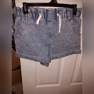 Neiman Marcus Light Blue Jean Shorts